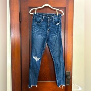 American Eagle high rise jegging crop